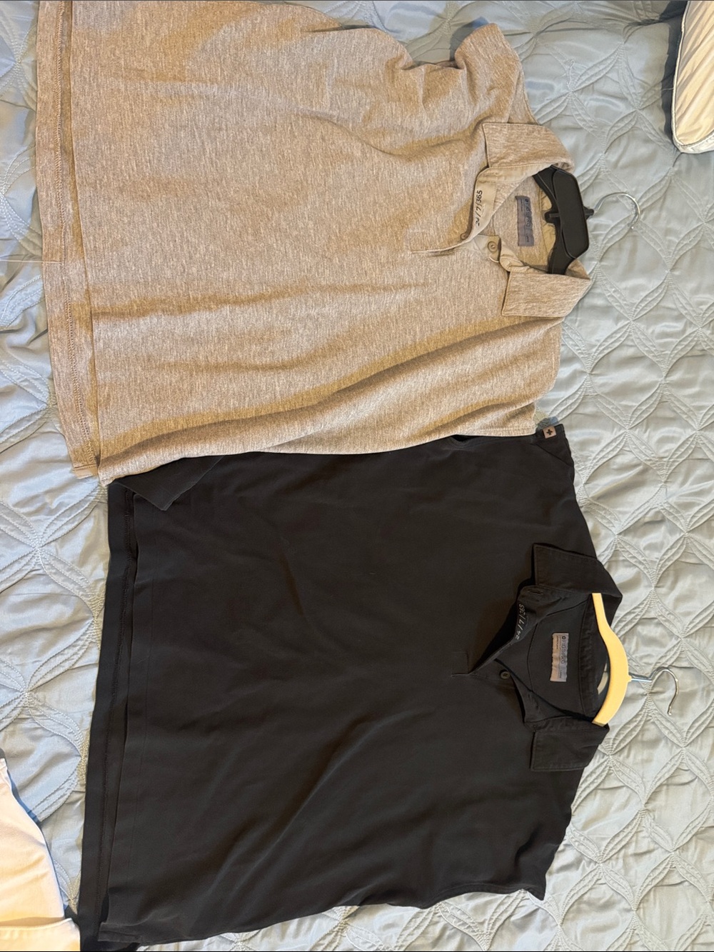 FigsPRO Classic Black Polo & Heather Gray Polo